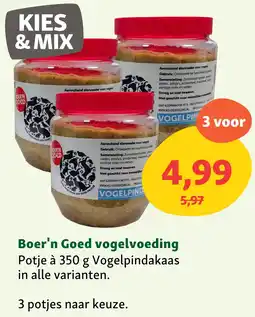 Maxi Zoo Boer'n Goed vogelvoeding aanbieding