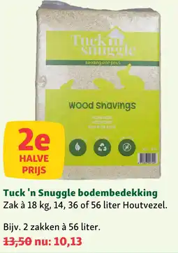 Maxi Zoo Tuck 'n Snuggle bodembedekking Wood Shavings aanbieding