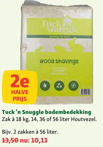 Maxi Zoo Tuck 'n Snuggle bodembedekking Wood Shavings aanbieding