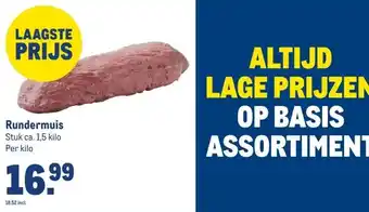 Makro Rundermuis aanbieding