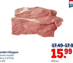 Makro Runderriblappen aanbieding