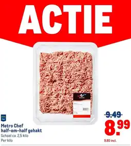 Makro Metro Chef half-om-half gehakt aanbieding