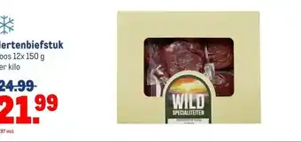 Makro Hertenbiefstuk aanbieding