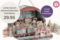 Prenatal Little Dutch adventkalender treinbaan aanbieding