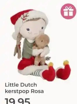Prenatal Little Dutch kerstpop Rosa aanbieding
