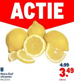 Makro Metro Chef citroenen aanbieding