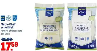 Makro Metro Chef scholfilet aanbieding