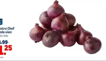 Makro Metro Chef rode uien aanbieding