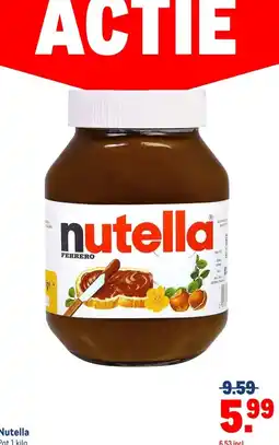 Makro Nutella aanbieding