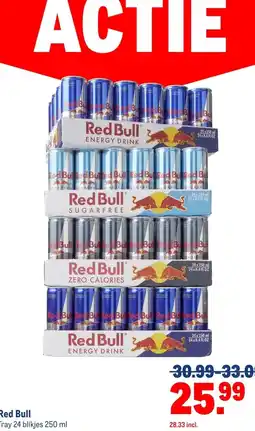 Makro Red Bull aanbieding