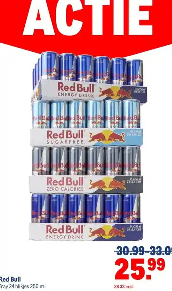 Makro Red Bull aanbieding