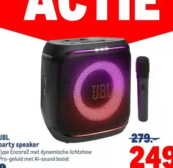Makro JBL party speaker aanbieding