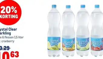 Makro Crystal Clear sparkling aanbieding
