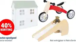 Makro Houten speelgoed aanbieding