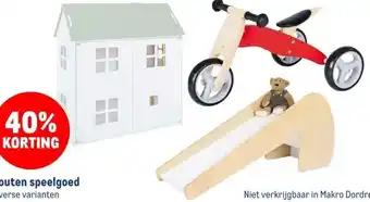 Makro Houten speelgoed aanbieding
