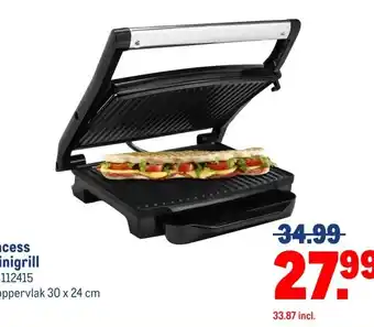 Makro Princess paninigrill aanbieding