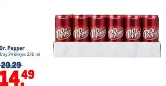Makro Dr. Pepper aanbieding