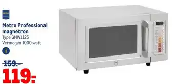 Makro Metro Professional magnetron aanbieding