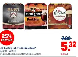 Makro Alle herfst- of winterbockbier aanbieding