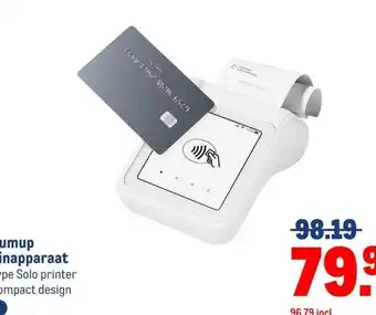 Makro Sumup pinapparaat aanbieding