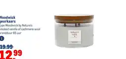 Makro Woodwick geurkaars aanbieding