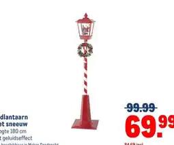 Makro Ledlantaarn met sneeuw aanbieding