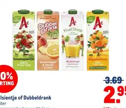 Makro Appelsientje of Dubbeldrank aanbieding