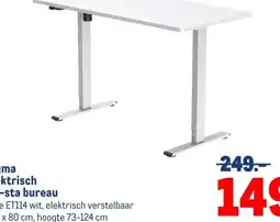 Makro Sigma elektrisch zit-sta bureau aanbieding