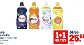 Makro Robijn wasmiddel aanbieding