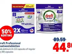Makro Dreft Professional vaatwastabletten aanbieding