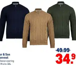 Makro Tailor & Son herenvest aanbieding