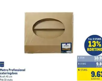 Makro Metro Professional cateringdoos aanbieding