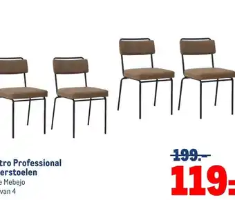 Makro Metro Professional dinerstoelen aanbieding