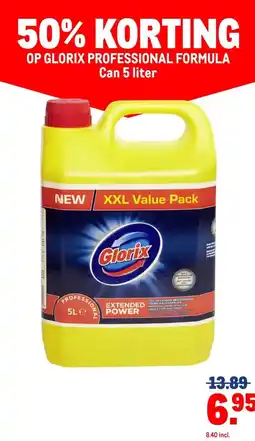 Makro GLORIX PROFESSIONAL FORMULA aanbieding