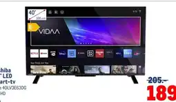 Makro Toshiba 40 LED smart-tv aanbieding