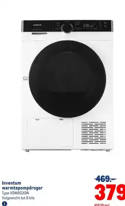 Makro Inventum warmtepompdroger aanbieding