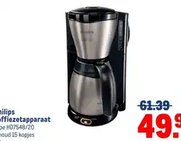 Makro Philips koffiezetapparaat aanbieding