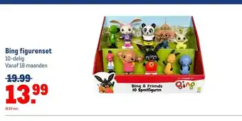 Makro Bing figurenset aanbieding