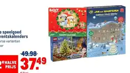 Makro Alle speelgoed adventskalenders aanbieding