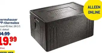 Makro Thermohauser EPP-thermobox aanbieding