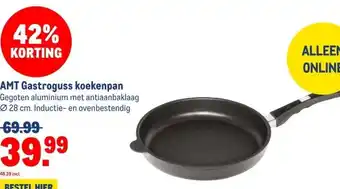 Makro AMT Gastroguss koekenpan aanbieding
