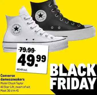 Makro Converse damessneakers aanbieding