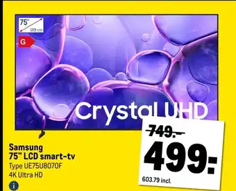 Samsung 75 LCD smart-tv