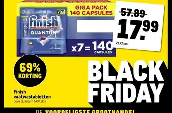 Makro Finish vaatwastabletten aanbieding
