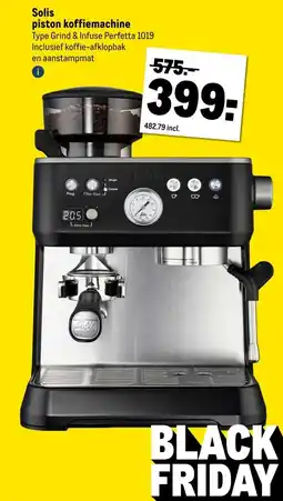 Makro Solis piston koffiemachine aanbieding