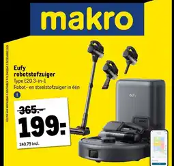 Makro Eufy robotstofzuiger aanbieding