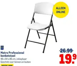 Makro Metro Professional banketstoel aanbieding