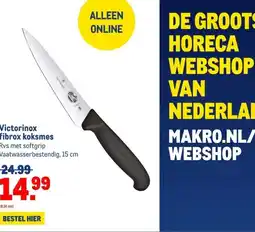Makro Victorinox fibrox koksmes aanbieding