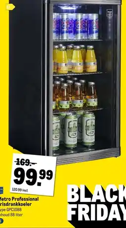 Makro Metro Professional frisdrankkoeler aanbieding