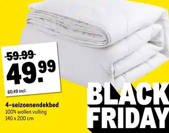 Makro 4-seizoenendekbed aanbieding